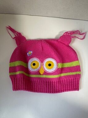So dorable pink owl hat size 0-12 months